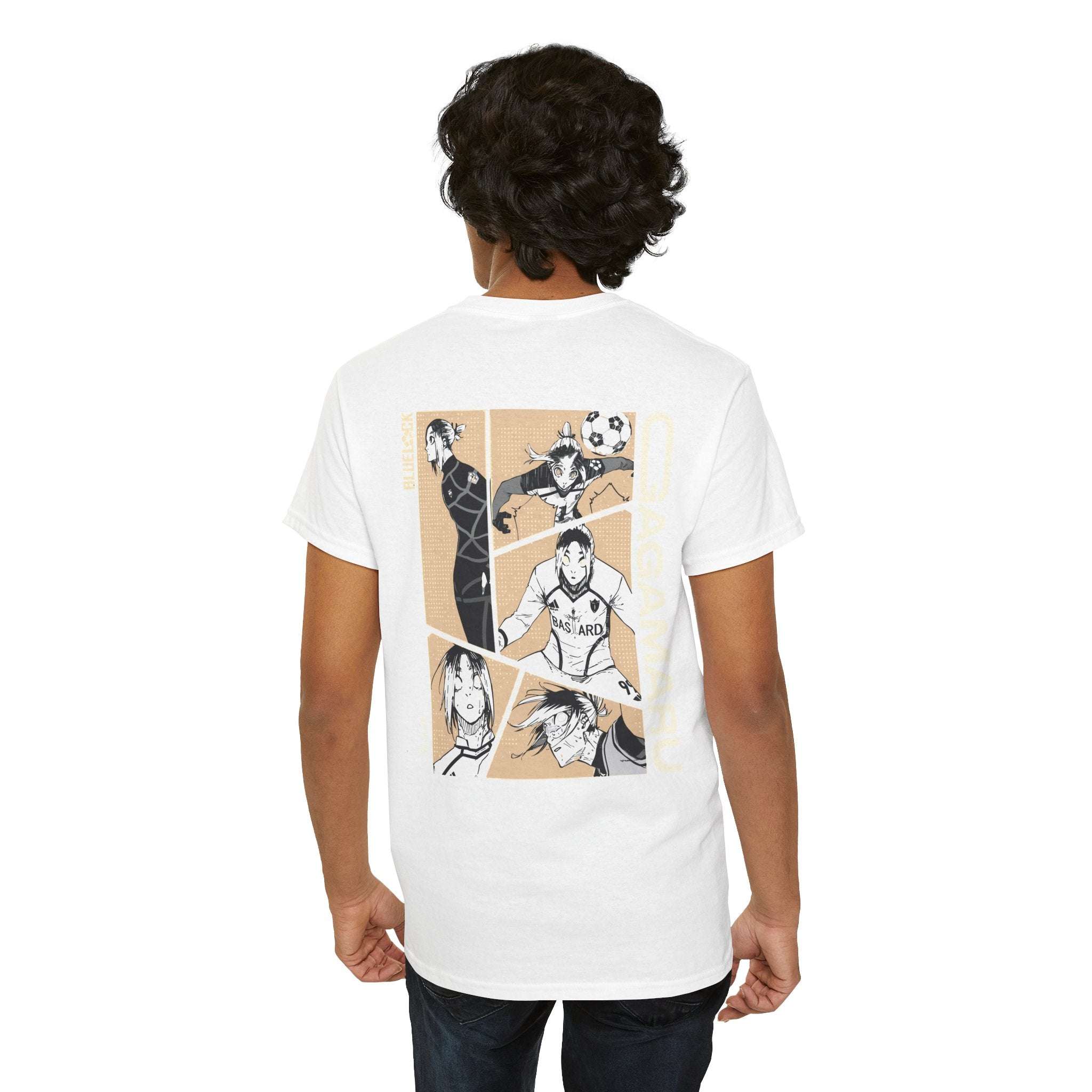 Gagamaru 'Bastard' Blue Lock Heavyweight Tee | Blue Lock Anime... - Detail View 17