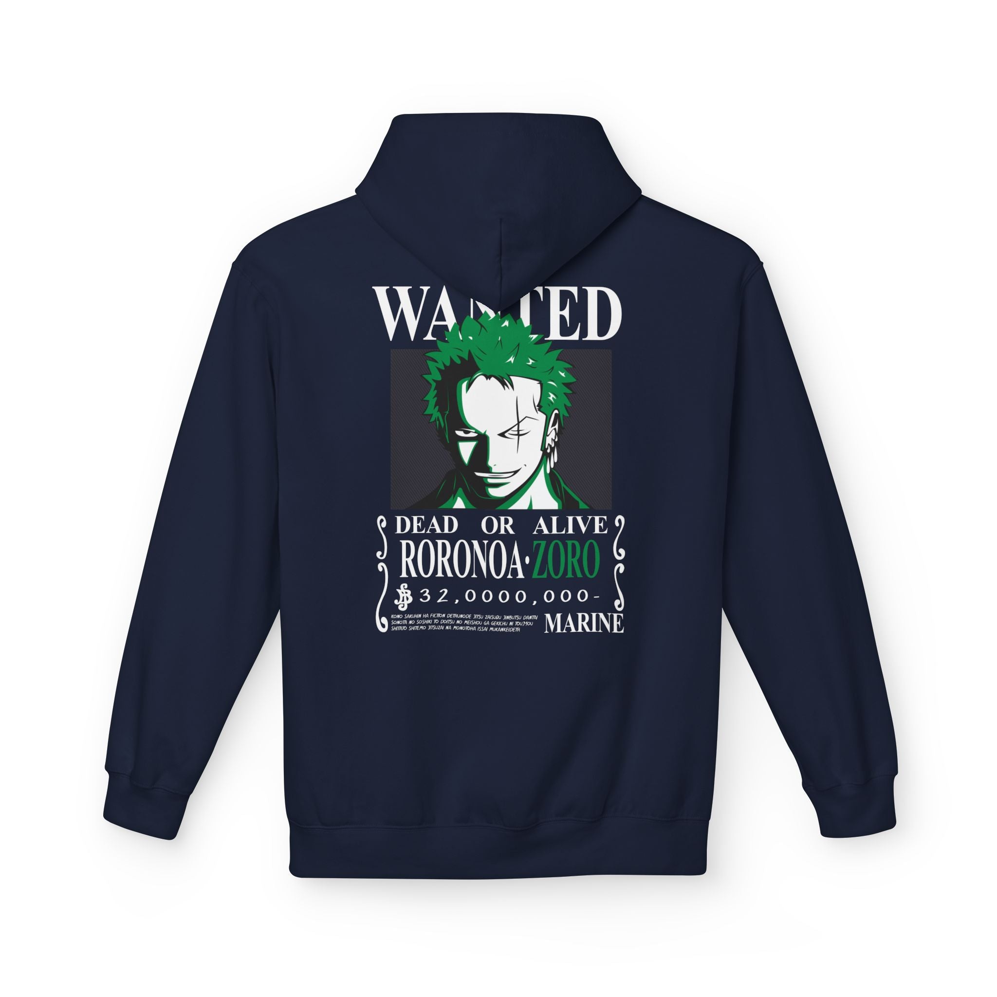 Roronoa Zoro "Wanted" | One Piece Streetwear Hoodie