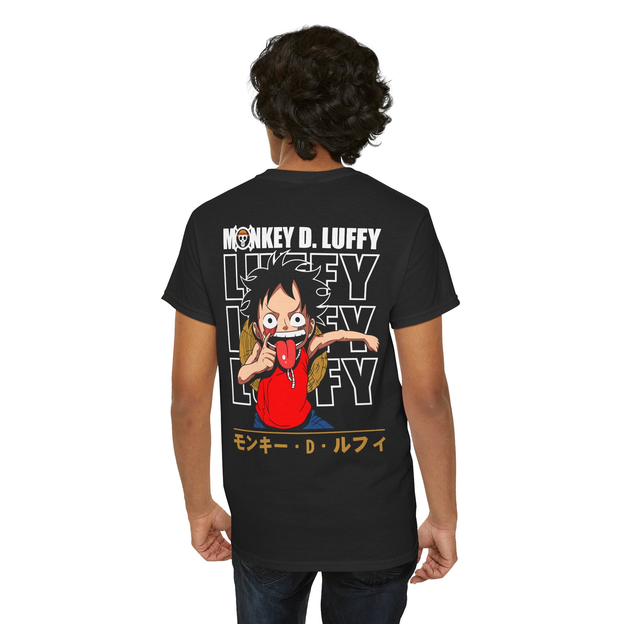 Monkey D. Luffy "Straw Hat" | One Piece Anime Graphic Tee - Detail View 16