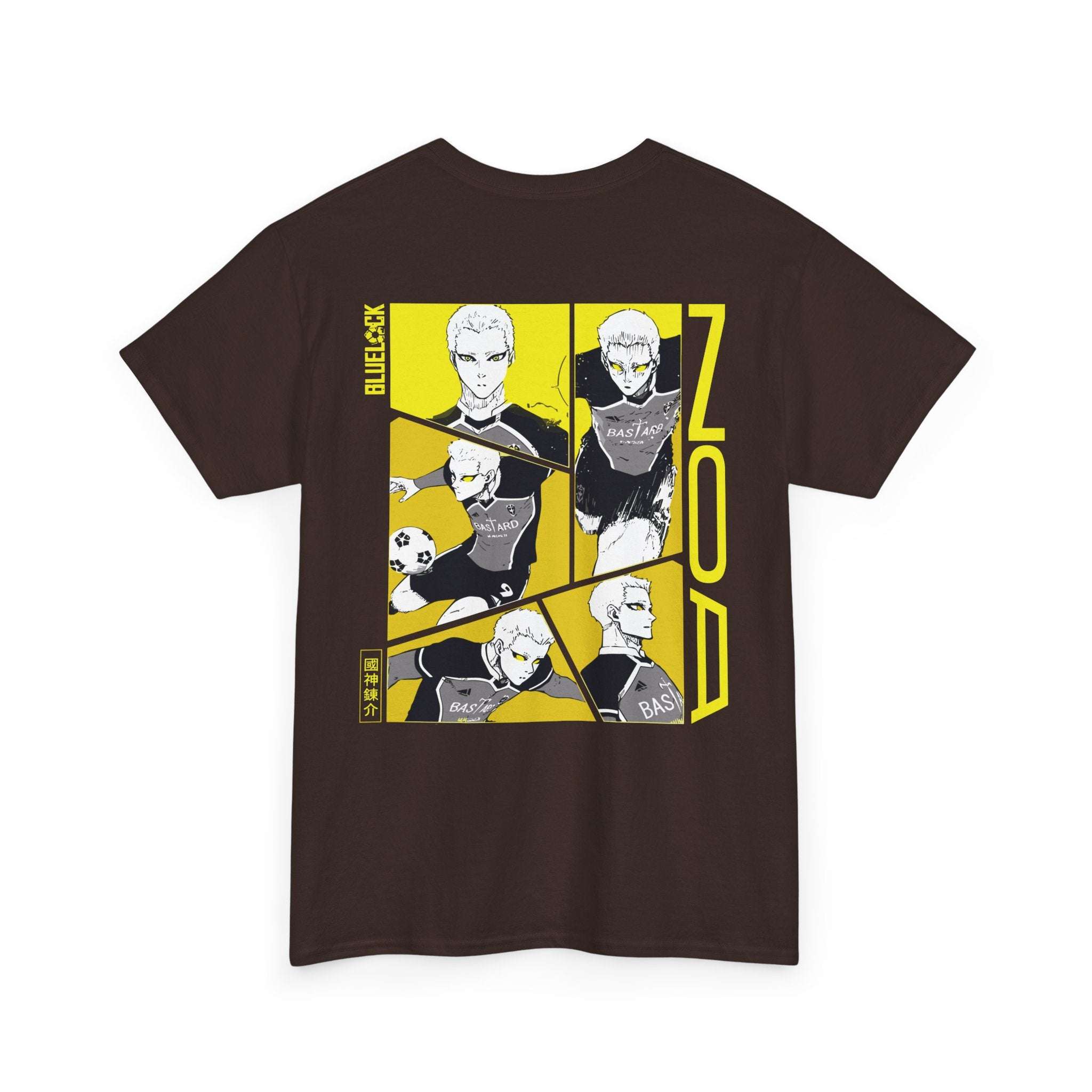 Noa Blue Lock Heavyweight Tee "Zero" | Blue Lock Anime Graphic... - Front View