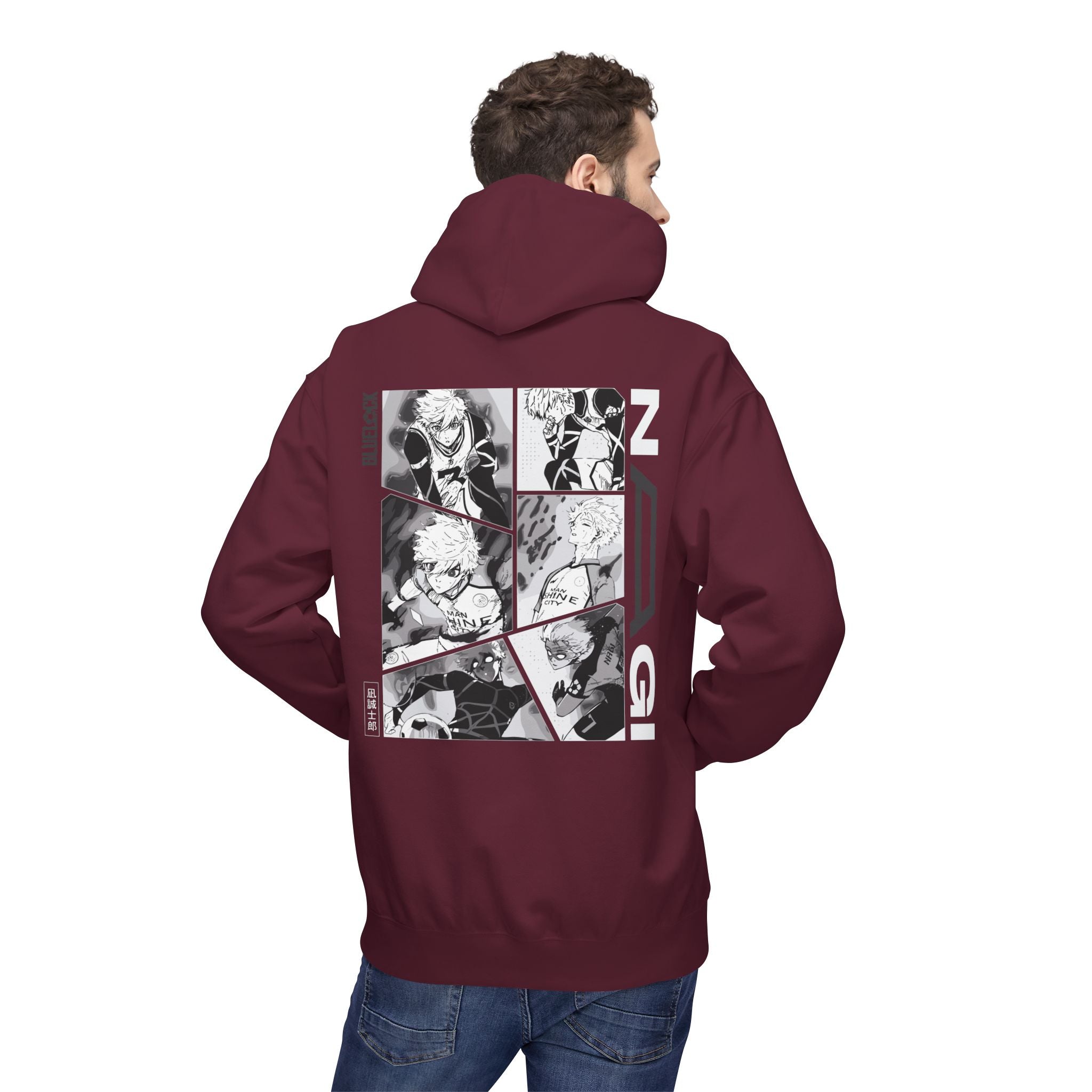 Nagi "Lazy Genius" Blue Lock Hoodie | Maklenn