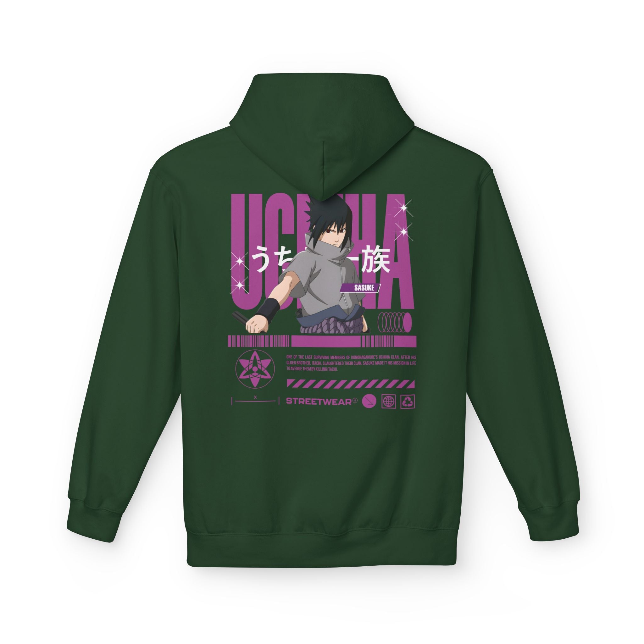 Sasuke Uchiha "Curse Mark" – Naruto Graphic Tee | Maklenn