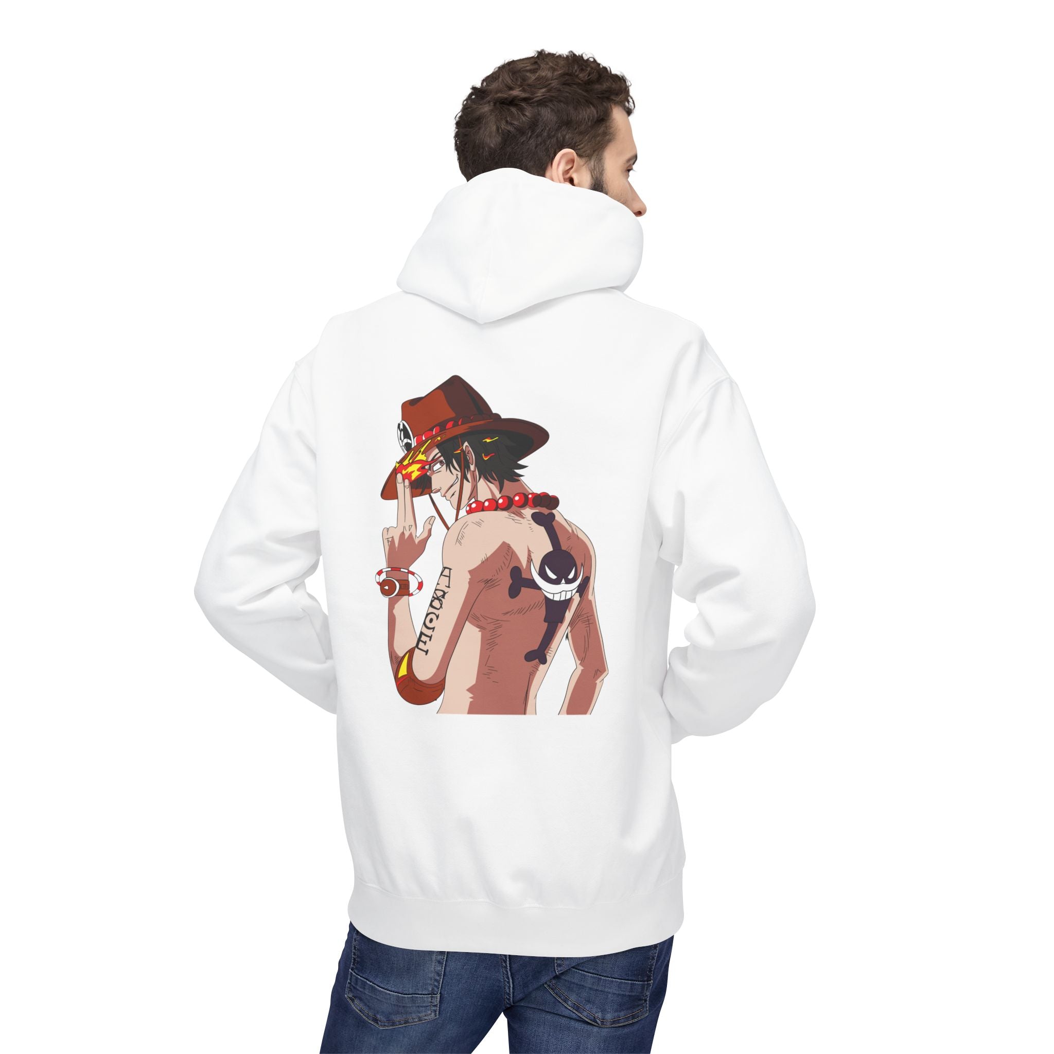 Portgas D. Ace "Fire Fist" | One Piece Streetwear Hoodie - Detail View 14