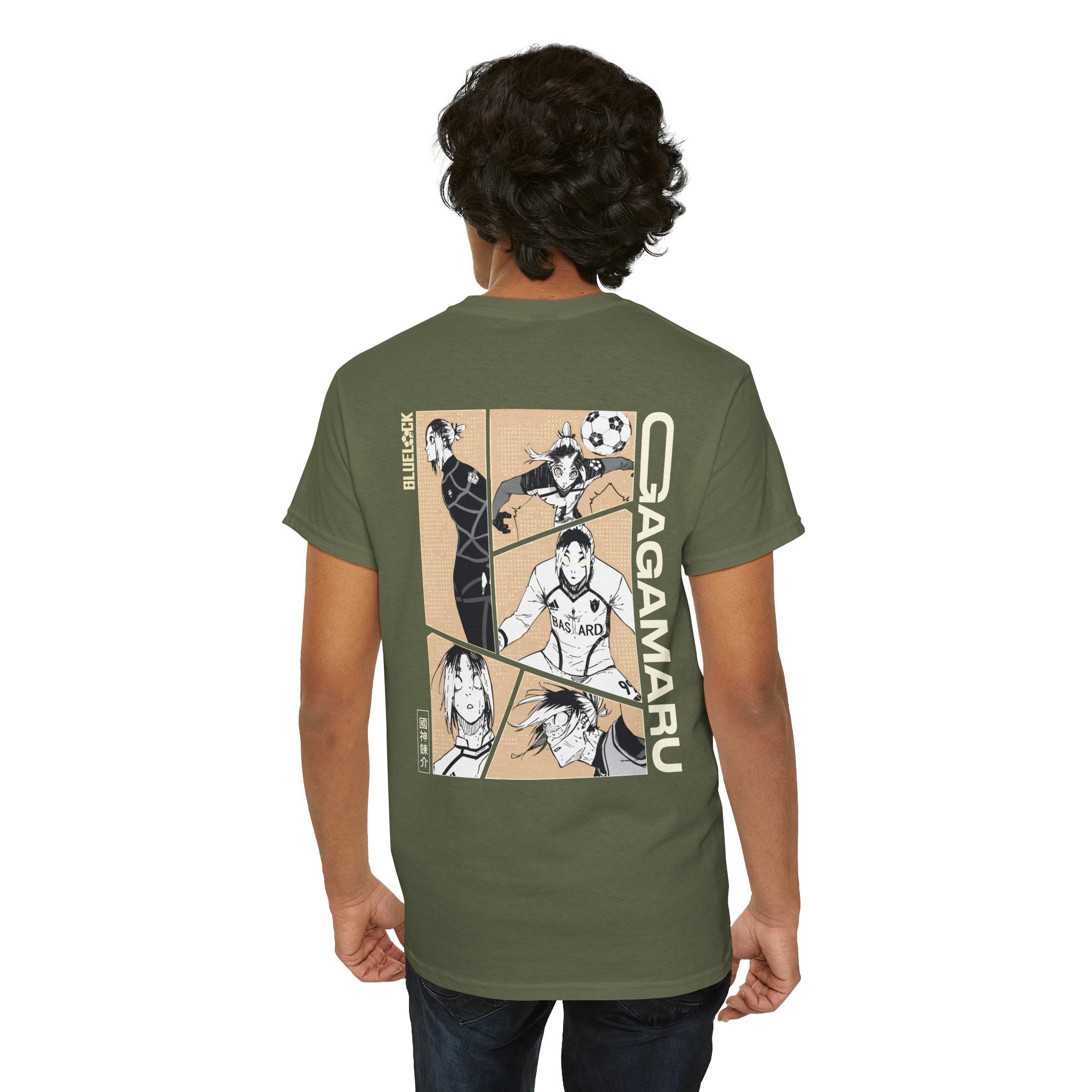 Gagamaru 'Bastard' Blue Lock Heavyweight Tee | Blue Lock Anime... - Detail View 25